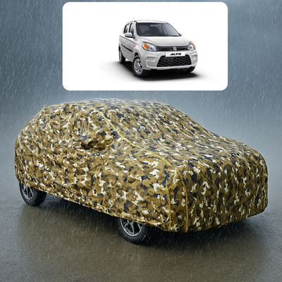 CODOKI Car Cover For Maruti Alto 800 STD (With Mirror Pockets)(Yellow)