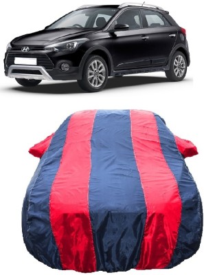 Wegather Car Cover For Hyundai i20 Active 1.2 SX with AVN (With Mirror Pockets)(Red)