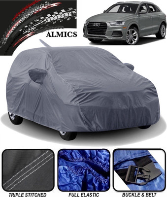 ALMICS Car Cover For Audi Q3 (With Mirror Pockets)(Grey)