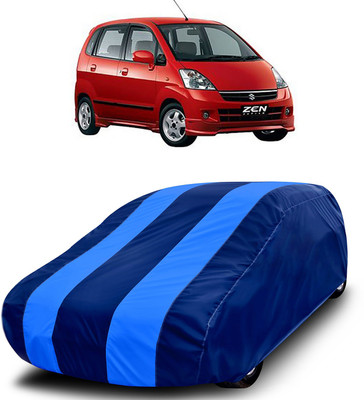 MoTRoX Car Cover For Maruti Suzuki Zen (Without Mirror Pockets)(Blue, Blue)