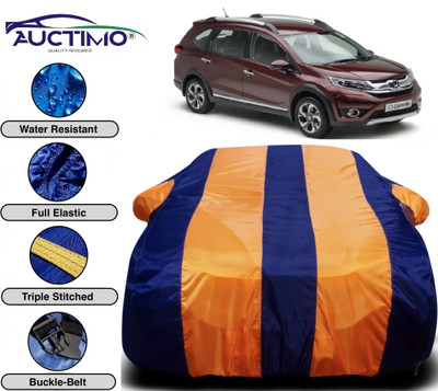 AUCTIMO Car Cover For Honda BRV (With Mirror Pockets)(Multicolor)