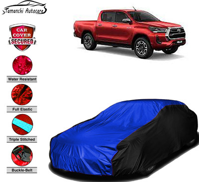 Tamanchi Autocare Car Cover For Toyota Universal For Car(Blue)