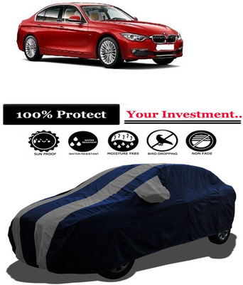 Amexride Car Cover For BMW 3 Series 320i (With Mirror Pockets)(Grey)