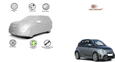 Auto Oprema Car Cover For Fiat Abarth Punto 1.4 T-Jet Petrol (With Mirror Pockets)(Silver, For 2016, 2017, 2018, 2019, 2020, 2021, 2022 Models)