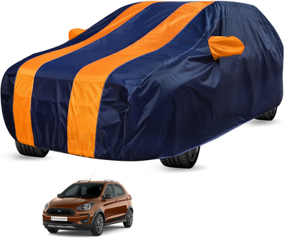 Auto Hub Car Cover For Ford Universal For Car (Without Mirror Pockets)(Blue, Orange, For 2018 Models)