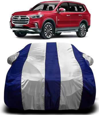 R Rayvin Star Car Cover For MG Gloster (With Mirror Pockets)(Multicolor)