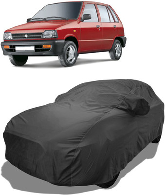 Coxtor Car Cover For Maruti 800 AC LPG (With Mirror Pockets)(Grey)