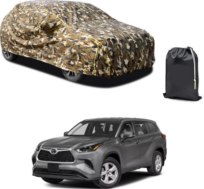PAGORA Car Cover For Toyota Highlander (With Mirror Pockets)(Yellow, For 2019, 2020, 2021, 2022, 2023 Models)