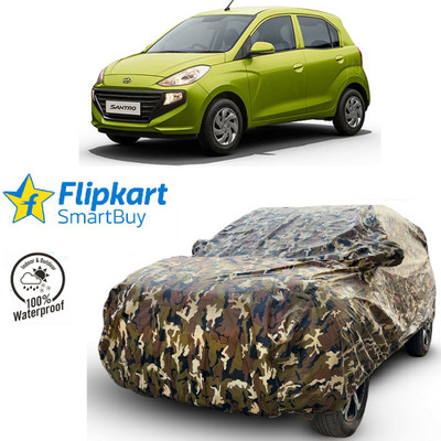 Flipkart SmartBuy Car Cover For Hyundai Santro (With Mirror Pockets)(Multicolor)