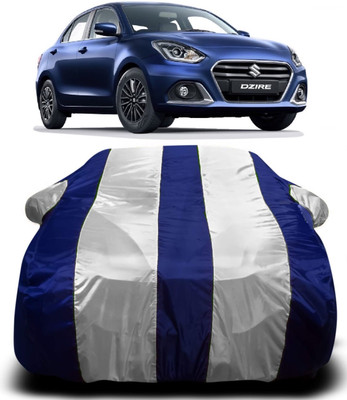 AXLOZ Car Cover For Maruti Suzuki Dzire (With Mirror Pockets)(Multicolor)