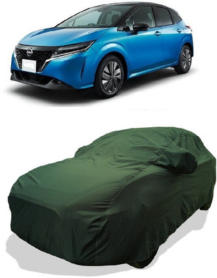 Coxtor Car Cover For Nissan Note e-Power (With Mirror Pockets)(Green)