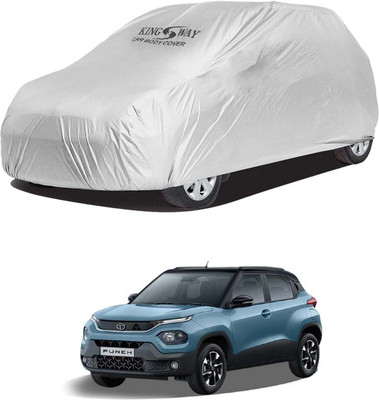 Kingsway Car Cover For Tata Punch (Without Mirror Pockets)(Silver, For 2021, 2022, 2023, 2024 Models)