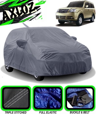 AXLOZ Car Cover For Tata Sumo Grande MK II (With Mirror Pockets)(Grey)