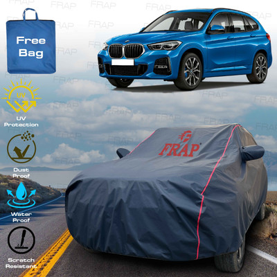 Frap Car Cover For BMW X1 (With Mirror Pockets)(Blue, Red)