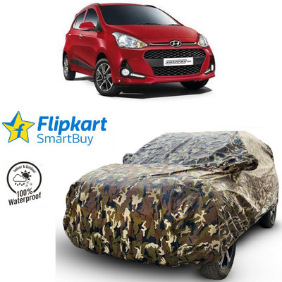 Flipkart SmartBuy Car Cover For Hyundai Grand i10 (With Mirror Pockets)(Multicolor)