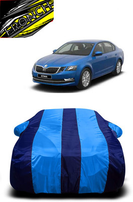 FRONCH Car Cover For Skoda Octavia 1.9 SDI (With Mirror Pockets)(Blue)