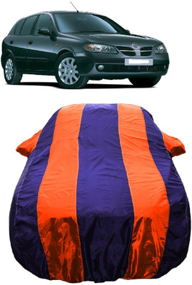 Wegather Car Cover For Nissan Almera 1.8 SVE (With Mirror Pockets)(Orange)