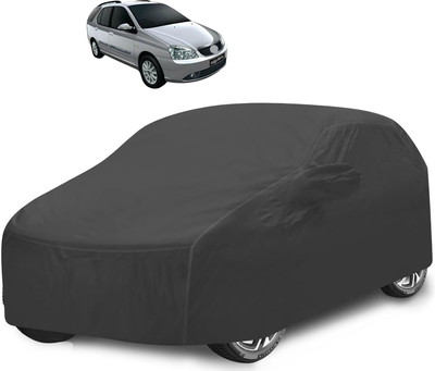 Caronix Car Cover For Tata Indigo Marina (With Mirror Pockets)(Grey)
