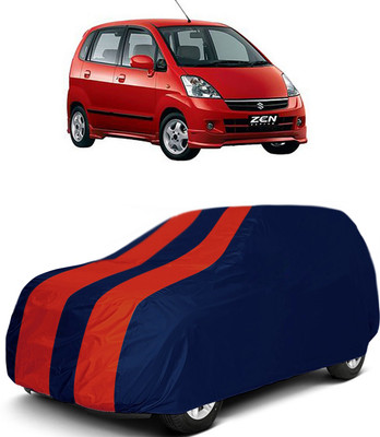 MoTRoX Car Cover For Maruti Suzuki Zen (Without Mirror Pockets)(Red, Blue)