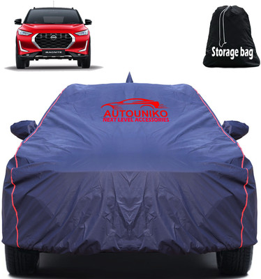 autouniko Car Cover For Nissan Magnite (With Mirror Pockets)(Blue)