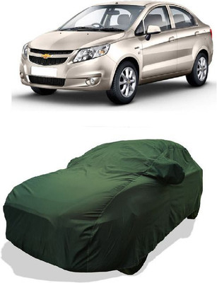 QLAX Car Cover For Maruti Sail 1.2 LT ABS (With Mirror Pockets)(Green)