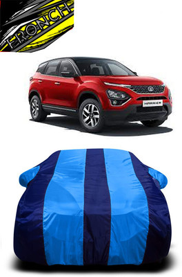 FRONCH Car Cover For Tata Harrier (With Mirror Pockets)(Blue)