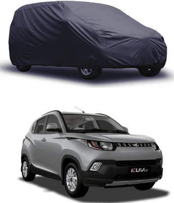 ROYAL AUTO MART Car Cover For Mahindra KUV100 (Without Mirror Pockets)(Grey)