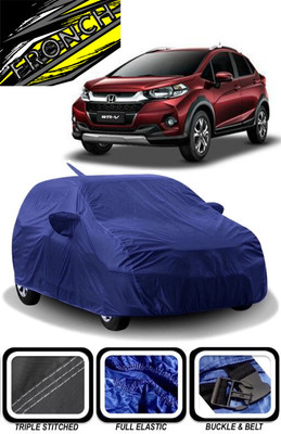 FRONCH Car Cover For Honda WRV (With Mirror Pockets)(Blue)