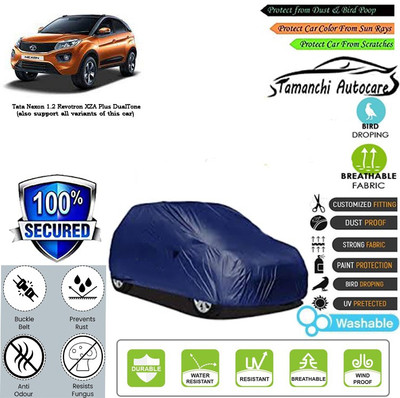Tamanchi Autocare Car Cover For Tata Nexon 1.2 Revotron XZA Plus DualTone(Blue)