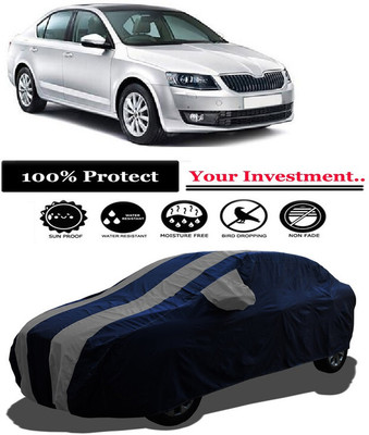 Amexride Car Cover For Skoda Octavia 2.0i (With Mirror Pockets)(Grey)
