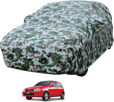 Auto Hub Car Cover For Maruti Suzuki Zen (With Mirror Pockets)(Multicolor)