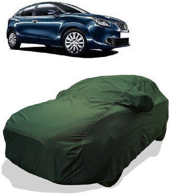 QLAX Car Cover For Hyundai Baleno Zeta CVT Petrol (With Mirror Pockets)(Gold)