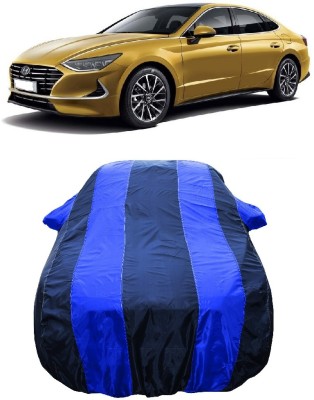 Wegather Car Cover For Hyundai Sonata Gold (With Mirror Pockets)(Blue)