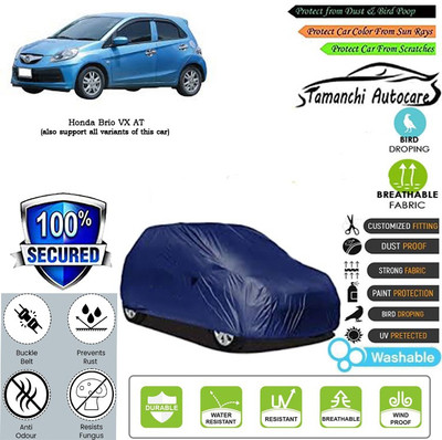 Tamanchi Autocare Car Cover For Honda Brio VX AT(Blue)