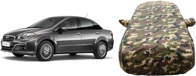 ATBROTHERS Car Cover For Fiat Linea, Linea 1.3 Multijet Active, Linea 1.3 Multijet Dynamic, Linea 1.3 Multijet Emotion, Linea 125S Petrol, Linea Active 1.4L Fire, Linea Classic (With Mirror Pockets)(Multicolor, For 2024 Models)