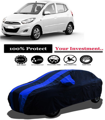 Amexride Car Cover For Hyundai i10 Sportz 1.1L (With Mirror Pockets)(Multicolor)