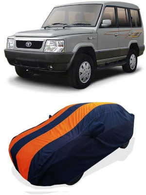 Coxtor Car Cover For Tata Sumo Victa (With Mirror Pockets)(Orange)