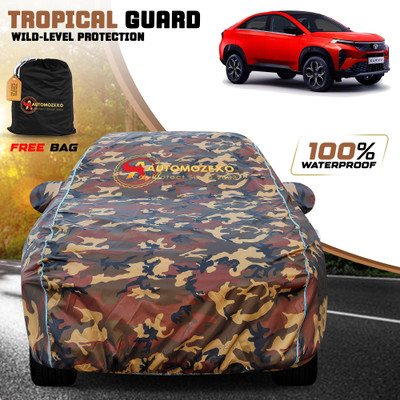 AUTOMOZEXO Car Cover For Tata Curvv (With Mirror Pockets)(Multicolor)