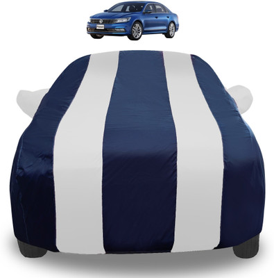 Auto Hub Car Cover For Volkswagen Passat (With Mirror Pockets)(Silver)