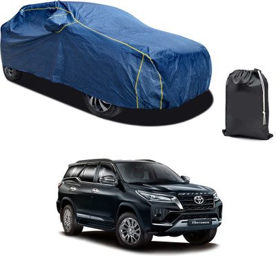 PAGORA Car Cover For Toyota Fortuner (With Mirror Pockets)(Blue, For 2019, 2020, 2021, 2022, 2023 Models)