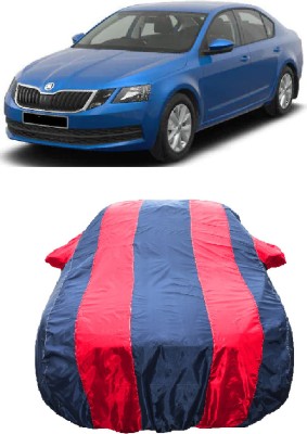 Wegather Car Cover For Skoda Octavia 1.8 TSI AT L K Petrol (With Mirror Pockets)(Red)