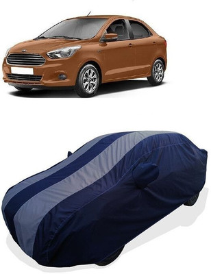 QLAX Car Cover For Maruti Figo Aspire 1.5 TDCi Titanium (With Mirror Pockets)(Grey)
