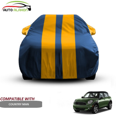 AUTO ALAXON Car Cover For Mini Countryman (With Mirror Pockets)(Blue, Yellow)