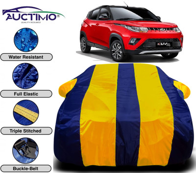 AUCTIMO Car Cover For Mahindra KUV100 (With Mirror Pockets)(Multicolor)