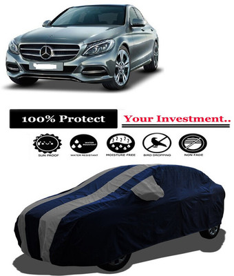 Amexride Car Cover For Mercedes Benz C-Class C 250 CDI Avantgarde (With Mirror Pockets)(Grey)