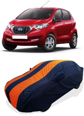 QLAX Car Cover For Maruti Redi GO Gold 1.0 (With Mirror Pockets)(Orange)