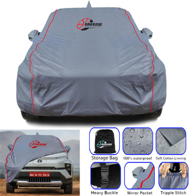 GARREGE Car Cover For Tata Punch, Punch, Punch EV (With Mirror Pockets)(Grey, For 2021, 2022, 2023, 2024 Models)