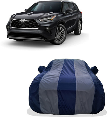 Tricway Car Cover For Toyota Highlander (With Mirror Pockets)(Multicolor)