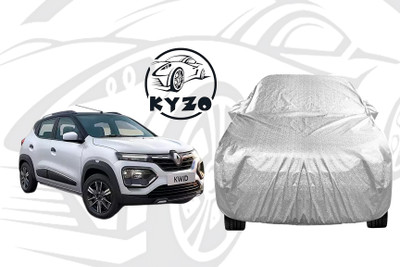 KYZO Car Cover For Renault Kwid (With Mirror Pockets)(Silver)