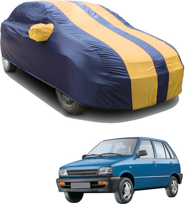 SS FOR YOUR SMART NEEDS Car Cover For Maruti 800 (With Mirror Pockets)(Blue, Yellow)